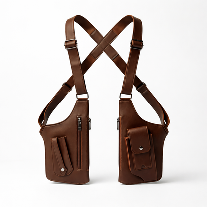Holster VORTAN — Sacoche harnais urbaine (anti-vol)